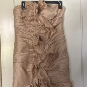 Mermaid fit evening gown. Prom dress.